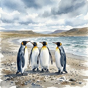 King penguins