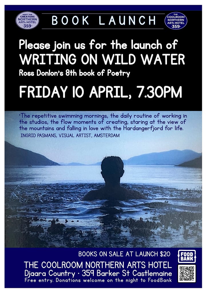 Launch, Ross Donlon's 'Writing on Wild Water'
